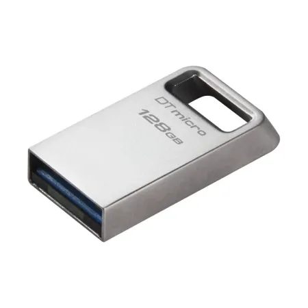 Kingston DataTraveler Metal DTMC3G2 128GB Gen1 Micro USB 3.2 Metal Flash Bellek - 1