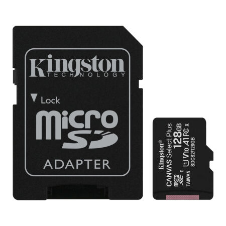 Kingston SDCS2 128GB micSDXC Canvas Select Plus 100R A1 Hafıza Kartı - 1