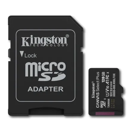 Kingston SDCS3 128GB MicroSDXC Canvas Select Plus Gen3 150MB s A1 Hafıza Kartı - 1