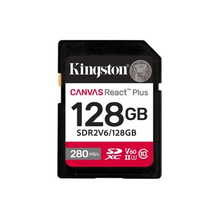 Kingston SDR2V6 128GB Canvas React Plus SDXC UHS II Hafıza Kartı - 1
