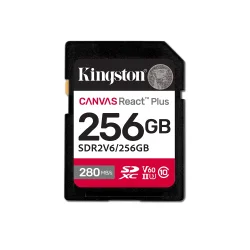 Kingston SDR2V6 256GB Canvas React Plus SDXC UHS II Hafıza Kartı - Kingston