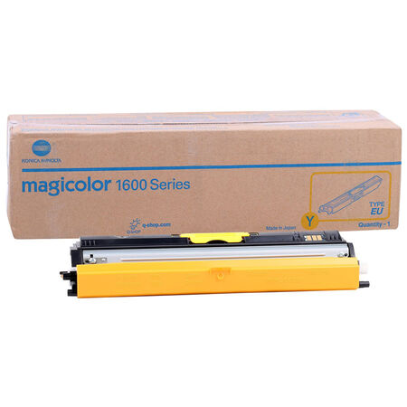 Konica Minolta MagiColor 1600W/A0V306H Sarı Orjinal Toner Yüksek Kapasiteli - 1