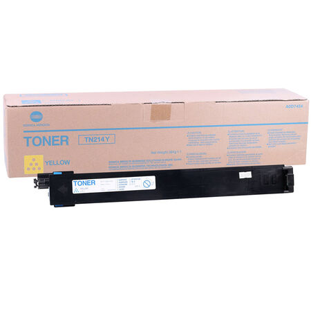 Konica Minolta TN-214/A0D7254 Sarı Orjinal Fotokopi Toner - 1