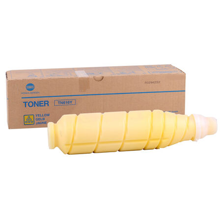 Konica Minolta TN-616L Yellow Original Photocopy Toner - 2