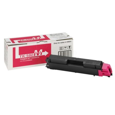 Kyocera TK-580/1T02KTBNL0 Kırmızı Orjinal Toner - 1