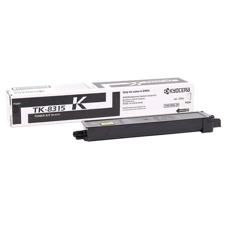 Kyocera TK-8315/1T02MV0NL0 Black Original Photocopy Toner - 2