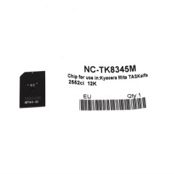 Kyocera TK-8345/1T02L7BNL0 Kırmızı Toner Chip - Kyocera