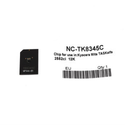 Kyocera TK-8345/1T02L7CNL0 Mavi Toner Chip - Kyocera