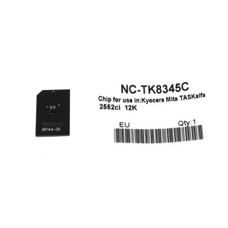 Kyocera TK-8345/1T02L7CNL0 Mavi Toner Chip - 1