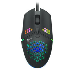 Lenovo Lecoo Ms105 Siyah Kablolu Rgb Led Aydınlatmalı 3200dpi 6 Tuşlu Oyuncu Mouse - LenovoLecoo
