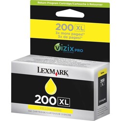 Lexmark - Lexmark 200XL-14L0177 Sarı Orjinal Kartuş Yüksek Kapasiteli
