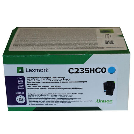 Lexmark C2425-C235HC0 Mavi Orjinal Toner Yüksek Kapasiteli - 1