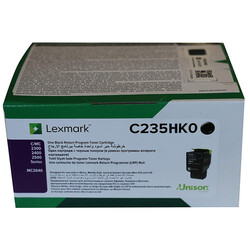Lexmark C2425-C235HK0 Siyah Orjinal Toner Yüksek Kapasiteli - Lexmark