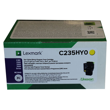 Lexmark C2425-C235HY0 Sarı Orjinal Toner Yüksek Kapasiteli - 1