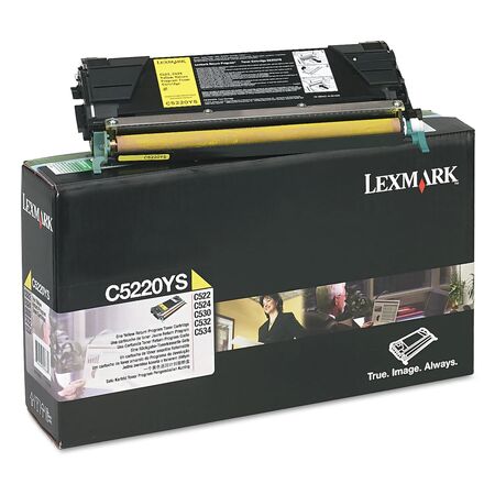 Lexmark C522-C5220YS Sarı Orjinal Toner - 1