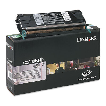 Lexmark C524-C5240KH Siyah Orjinal Toner Yüksek Kapasiteli - 1