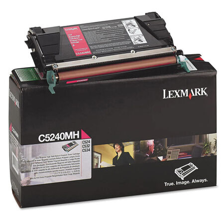 Lexmark C524-C5240MH Kırmızı Orjinal Toner Yüksek Kapasiteli - 1