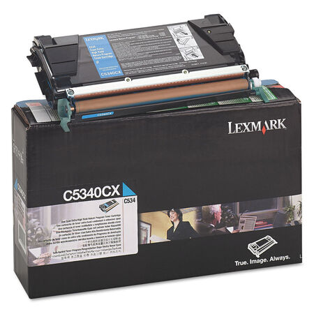 Lexmark C534-C5340CX Mavi Orjinal Toner Extra Yüksek Kapasiteli - 1