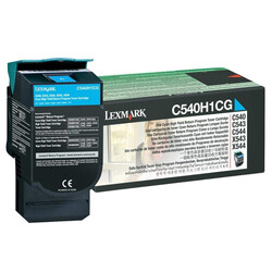 Lexmark C540-C540H1CG Mavi Orjinal Toner Yüksek Kapasiteli - Lexmark