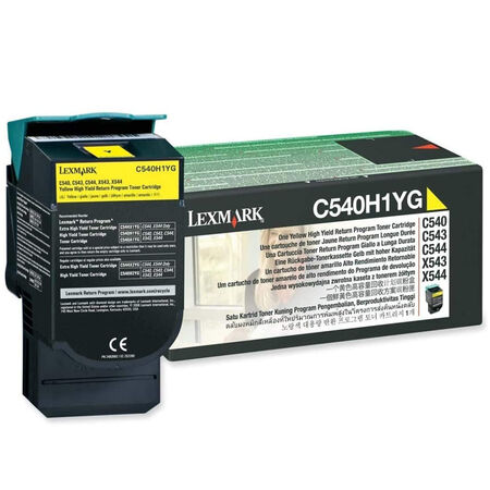 Lexmark C540-C540H1YG Sarı Orjinal Toner Yüksek Kapasiteli - 1