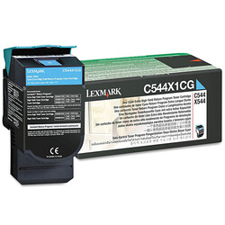Lexmark C544-C544X1CG Mavi Orjinal Toner Extra Yüksek Kapasiteli - Lexmark