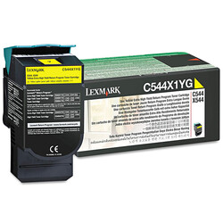 Lexmark C544-C544X1YG Sarı Orjinal Toner Extra Yüksek Kapasiteli - Lexmark