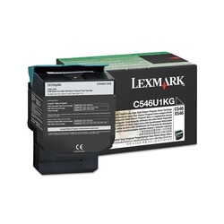 Lexmark C546-C546U1KG Siyah Orjinal Toner Extra Yüksek Kapasiteli - Lexmark