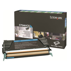 Lexmark C734-C734A1CG Mavi Orjinal Toner - Lexmark