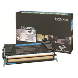 Lexmark C734-C734A1CG Mavi Orjinal Toner - 1