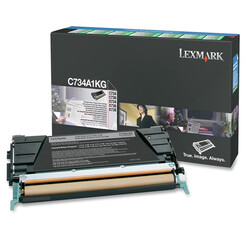 Lexmark C734-C734A1KG Siyah Orjinal Toner - 1