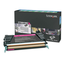 Lexmark C736-C736H1MG Kırmızı Orjinal Toner Yüksek Kapasiteli - Lexmark