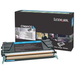 Lexmark C746-C746A1CG Mavi Orjinal Toner - Lexmark