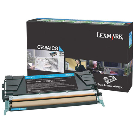 Lexmark C746-C746A1CG Mavi Orjinal Toner - 1