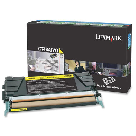 Lexmark C746-C746A1YG Sarı Orjinal Toner - 1