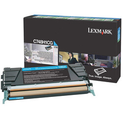 Lexmark C748-C748H1CG Mavi Orjinal Toner Yüksek Kapasiteli - Lexmark