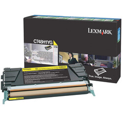 Lexmark C748-C748H1YG Sarı Orjinal Toner Yüksek Kapasiteli - Lexmark