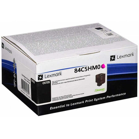 Lexmark CX725-84C5HM0 Kırmızı Orjinal Toner Yüksek Kapasiteli - 1