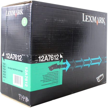 Lexmark T630-12A7612 Orjinal Toner Yüksek Kapasiteli - 1