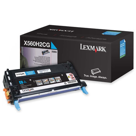 Lexmark X560-X560H2CG Mavi Orjinal Toner Yüksek Kapasiteli - 1