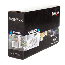 Lexmark X748-X748H1CG Mavi Orjinal Toner Yüksek Kapasiteli - Lexmark