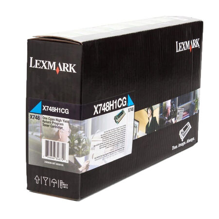 Lexmark X748-X748H1CG Mavi Orjinal Toner Yüksek Kapasiteli - 2