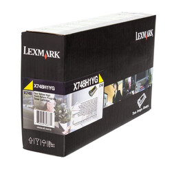 Lexmark X748-X748H1YG Sarı Orjinal Toner Yüksek Kapasiteli - 1