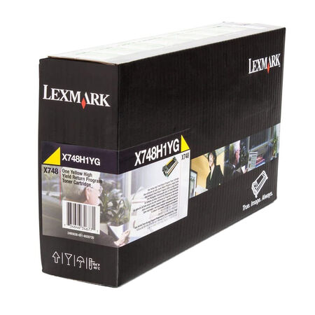 Lexmark X748-X748H1YG Sarı Orjinal Toner Yüksek Kapasiteli - 2