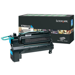 Lexmark X792-X792X1CG Mavi Orjinal Toner Yüksek Kapasiteli - Lexmark