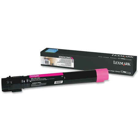 Lexmark X950-X950X2MG Kırmızı Orjinal Toner - 1