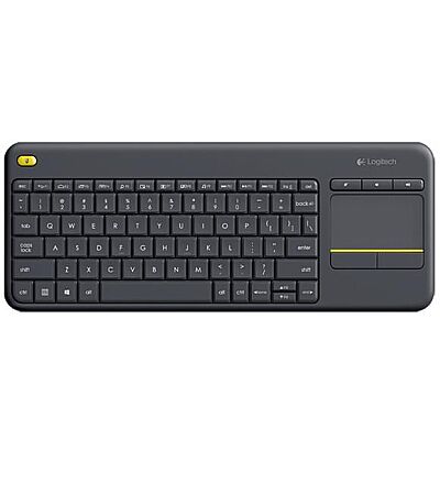 Logitech 920-007149 Wireless Touch K400 Plus Siyah TV Kablosuz Klavye - 1