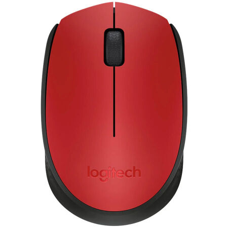 Logitech M171 Red Wireless Mouse - 1