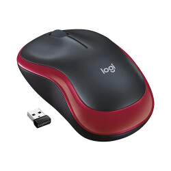 Logitech M185 Kırmızı Kablosuz Mouse - Logitech
