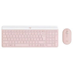 Logitech MK470 920-011322 Pembe Kablosuz Klavye Mouse Seti - LOGİTECH