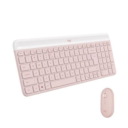 Logitech MK470 920-011322 Pembe Kablosuz Klavye Mouse Seti - 3